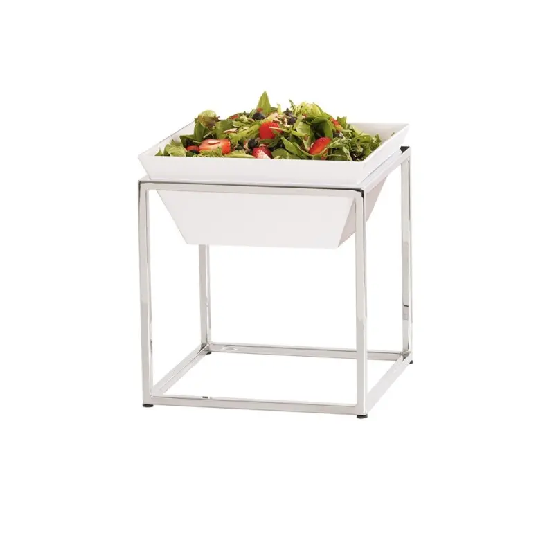 Cal-Mil Chrome Cube Riser - 12" Cal-Mil Chrome Cube Riser - 12"