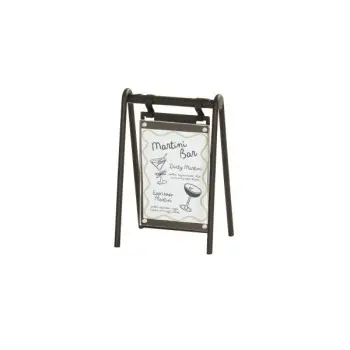 Cal-Mil Onyx 4 x 6 Hanging Signage