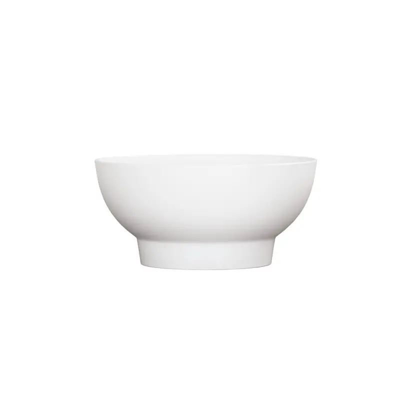 Cal-Mil White Footed Bowl - 8" Cal-Mil White Footed Bowl - 8"
