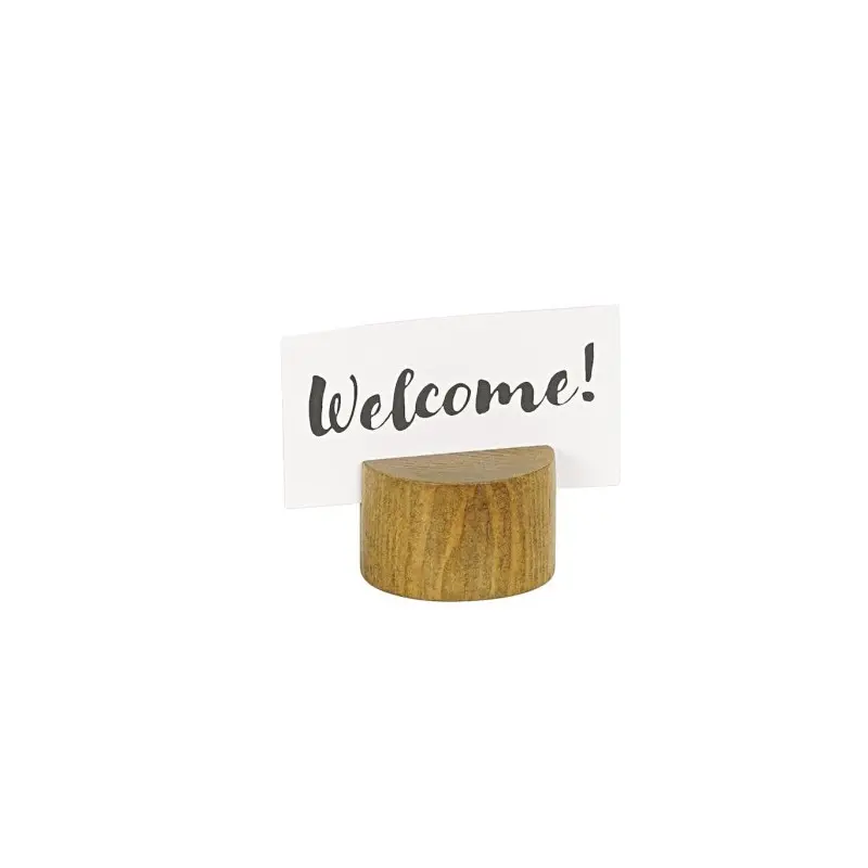 Cal-Mil Madera Block Sign Holder Cal-Mil Madera Block Sign Holder