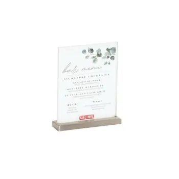 Cal-Mil 8.5 x 11 Stainless Signholder