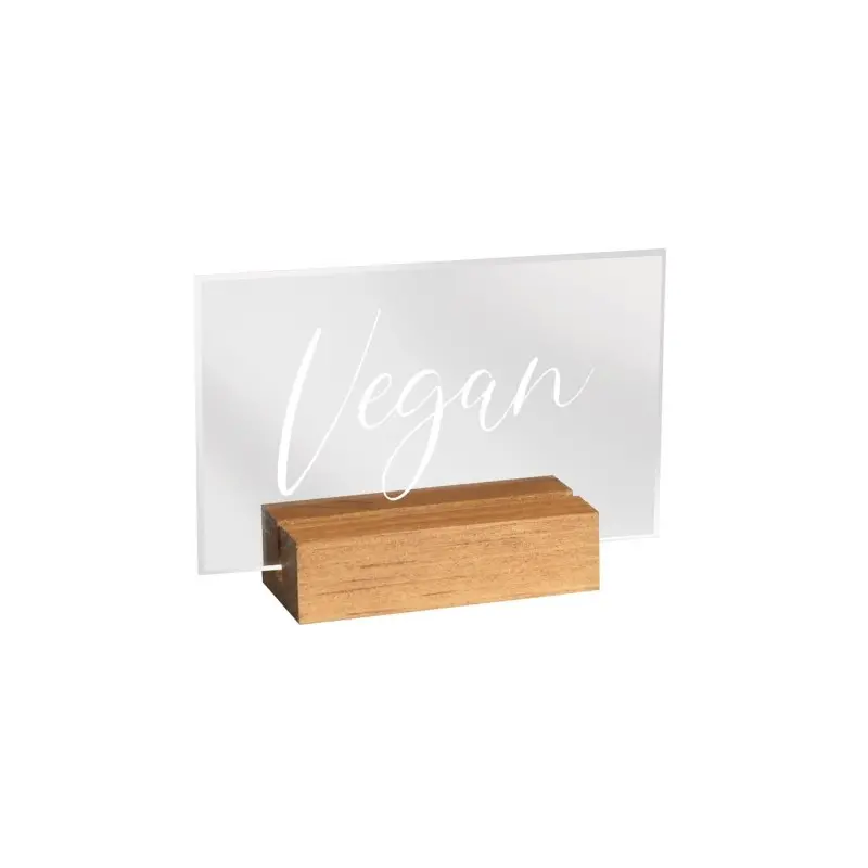 Cal-Mil Madera Vegan Sign Cal-Mil Madera Vegan Sign