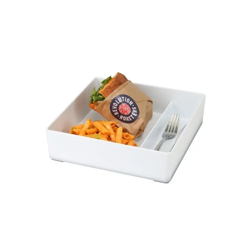 Cal-Mil White Melamine Bento Box