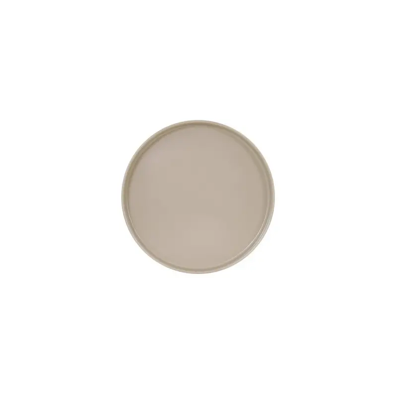 Cal-Mil Hudson 10" Melamine Melamine Plate - Taupe