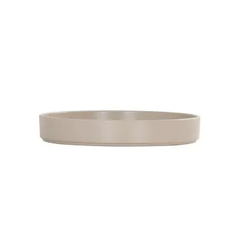 Cal-Mil Hudson 10" Melamine Melamine Plate - Taupe