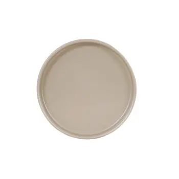 Cal-Mil Hudson 6" Melamine Melamine Plate - Taupe