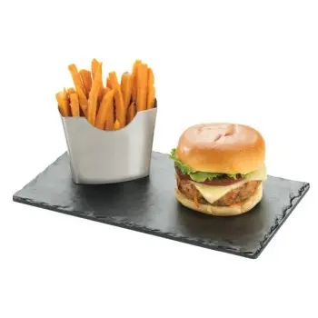 Cal-Mil Melamine Faux Slate 7 x 12 Black