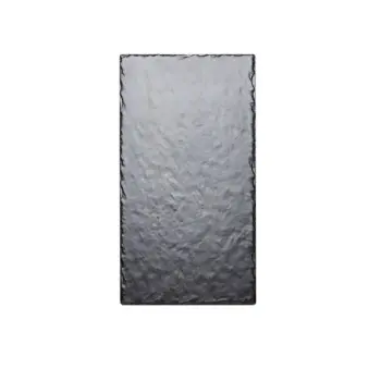 Cal-Mil Melamine Faux Slate 10 x 20 Black