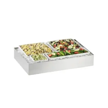 Cal-Mil 24 x 32 x 4.25 5 Sided Box - S/S