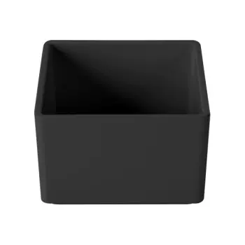 Cal-Mil 5 x 5 x 3 Melamine Box - Black