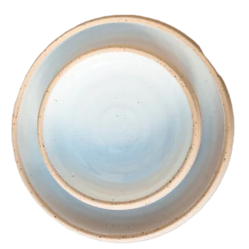 Out of the Blue Kronos Large Deep Plate - Diameter: 8.2" Height: 1.7"