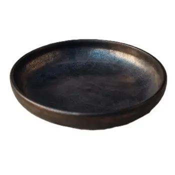 Out of the Blue Lava Metallic Bowl Medium - Diameter: 9.8" Height: 1.7"