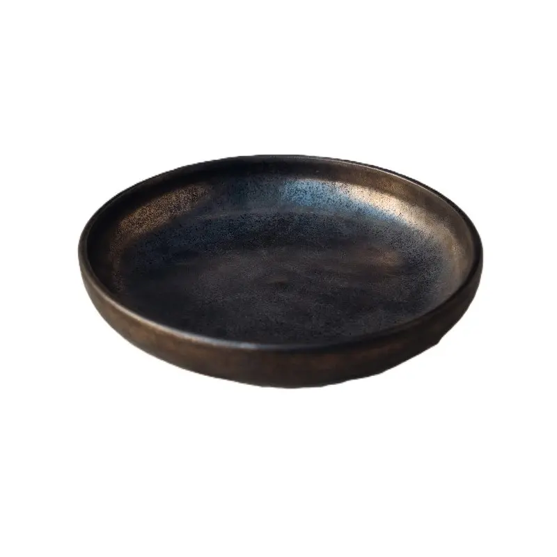Out of the Blue Lava Metallic Bowl Medium - Diameter: 9.8" Height: 1.7"