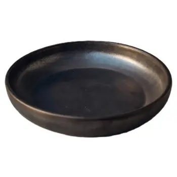 Out of the Blue Lava Metallic Bowl Large - Diameter: 11" Height: 1.9"