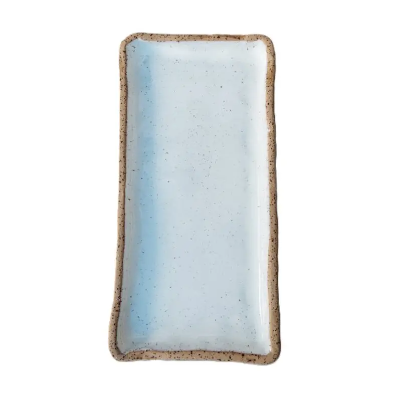 Out of the Blue Kastro Platter Large - Length: 15.7" Width: 8.2"