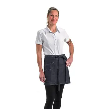 Mercer Culinary Stellar Waist Apron - Indigo Denim