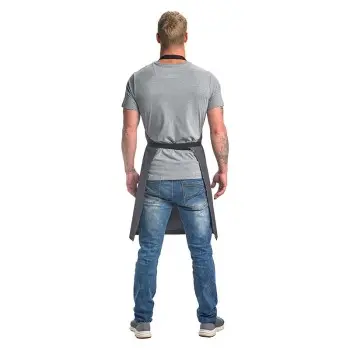 Mercer Culinary Scout Bib Apron - Charcoal Gray