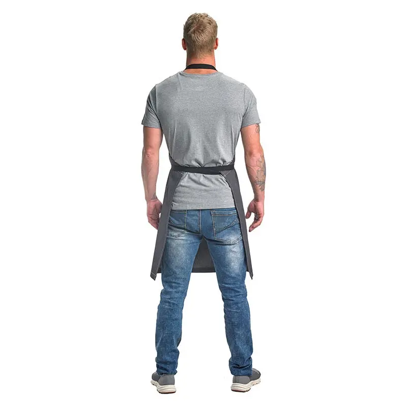 Mercer Culinary Scout Bib Apron - Charcoal Gray