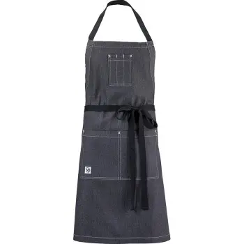 Mercer Culinary Scout Bib Apron - Charcoal Gray