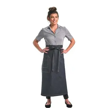 Mercer Culinary Talon Bistro Apron - Indigo Denim