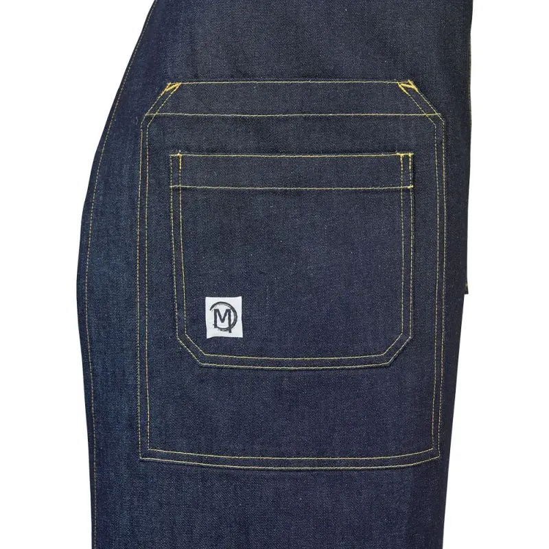 Mercer Culinary Talon Bistro Apron - Indigo Denim