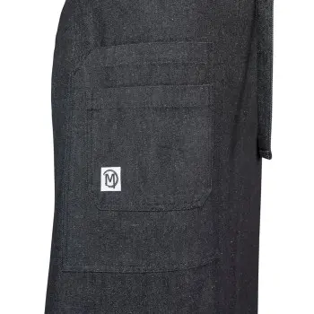 Mercer Culinary Talon Bistro Apron - Black Denim