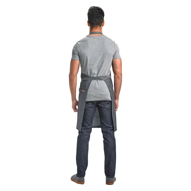 Mercer Culinary Flannery Bib Apron - Indigo Denim Mercer Culinary Flannery Bib Apron - Indigo Denim