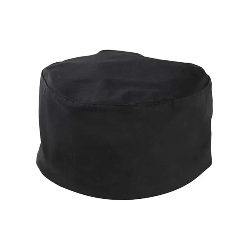 Mercer Culinary Baker's Skull Cap - No Mesh - Black - Extra Large - Set of 12