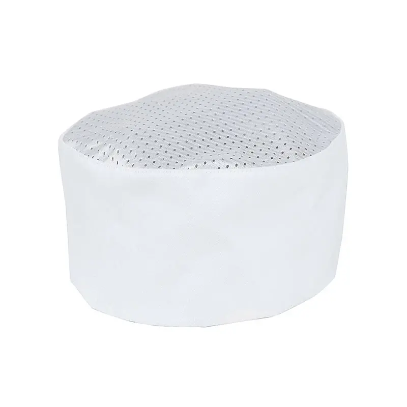Mercer Culinary Baker's Skull Cap - Mesh Top - White -