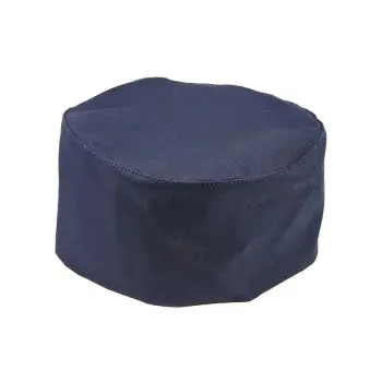 Mercer Culinary Baker's Skull Cap - No Mesh - Navy Blue - Set of 12