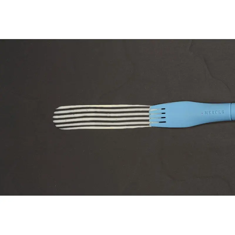Mercer Culinary Silicone Plating Brush - Comb - Set of 12 Mercer Culinary Silicone Plating Brush - Comb - Set of 12