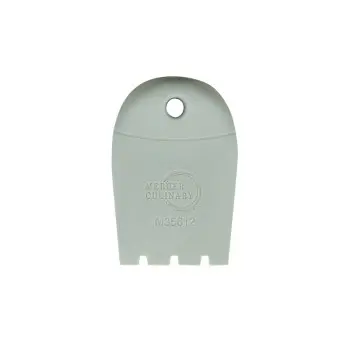 Mercer Culinary Silicone Plating Wedge - 4mm Square Notch -