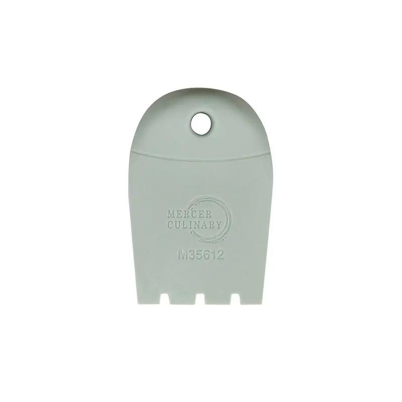 Mercer Culinary Silicone Plating Wedge - 4mm Square Notch -