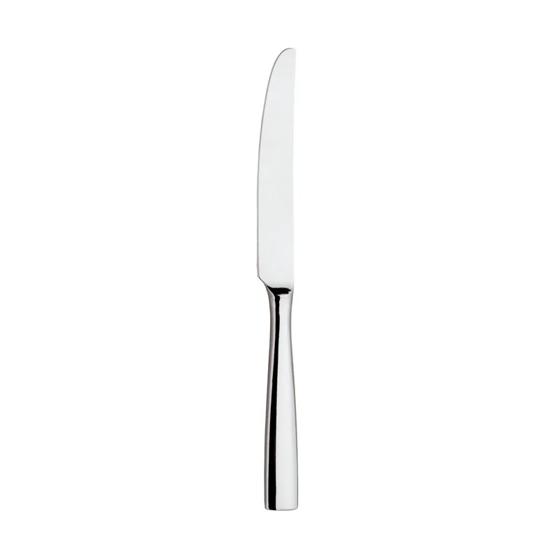 Broggi Impulso Collection Stainless Steel Dessert Knife Solid Handle - Set of 12