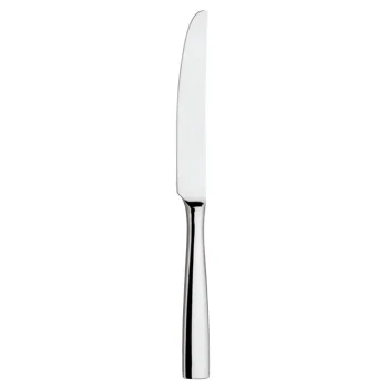 Broggi Impulso Collection Stainless Steel Dessert Knife Solid Handle - Set of 12