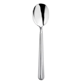Broggi Metropolitan Collection Silver Plated Soup Spoon - Set of 12