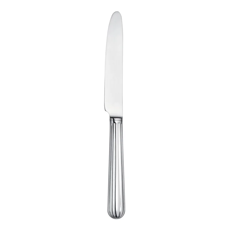 Broggi Metropolitan Collection Silver Plated Table Knife Hollow Handle - Set of 12