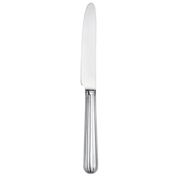 Broggi Metropolitan Collection Silver Plated Dessert Knife Solid Handle - Set of 12