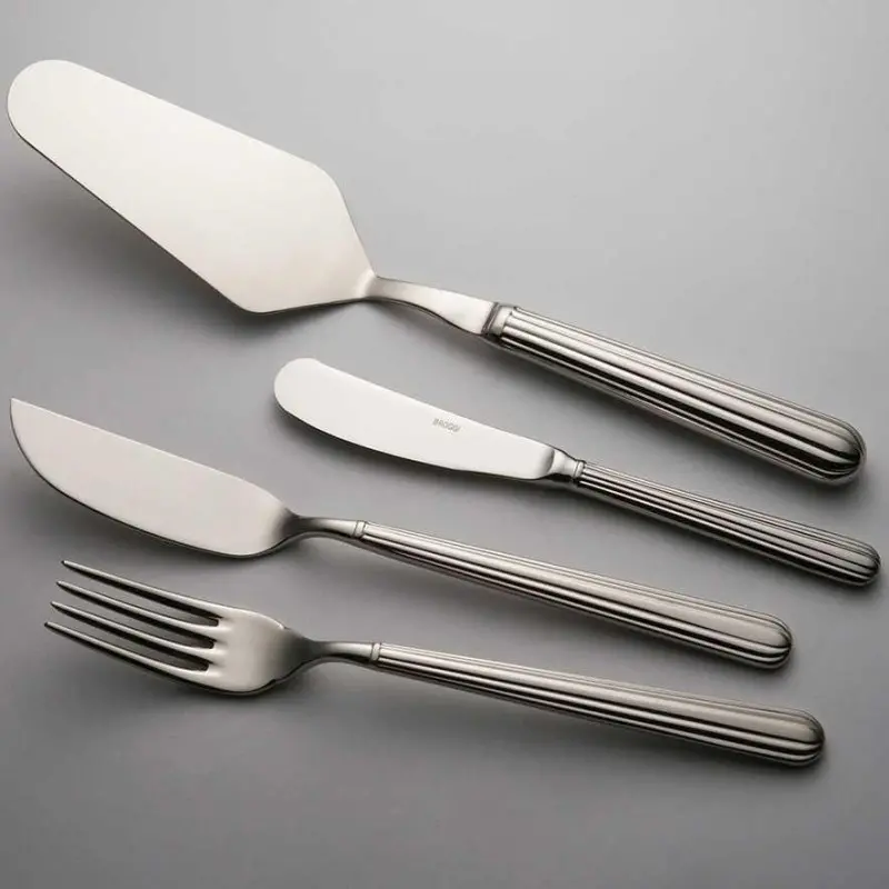 Broggi Metropolitan Collection Silver Plated Dessert Knife Hollow Handle - Set of 12 Broggi Metropolitan Collection Silver Plated Dessert Knife Hollow Handle - Set of 12