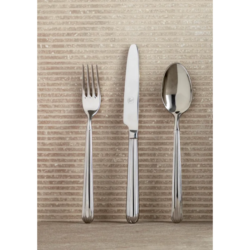 Broggi Metropolitan Collection Stainless Steel Serving Fork - Set of 12 Broggi Metropolitan Collection Stainless Steel Serving Fork - Set of 12