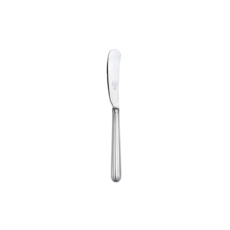 Broggi Metropolitan Collection Silver Plated Butter Knife Solid Handle - Set of 12