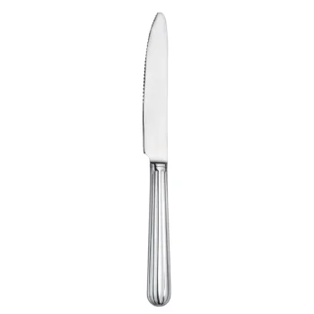 Broggi Metropolitan Collection Silver Plated Steak Knife Hollow Handle - Set of 12
