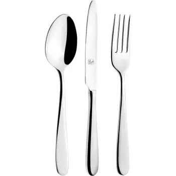 Broggi City Collection Stainless Steel Salad Serving Fork - 25 X 8.5 Cm - Set of 12
