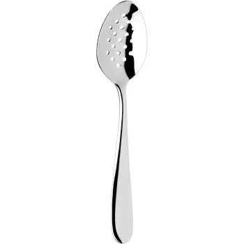 Broggi City Collection Stainless Steel Slotted Serving Spoon - 25 X 8.5 Cm - Set of 12