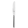 Broggi Baguette Collection Silver Plated Dessert Knife Solid Handle - Set of 12