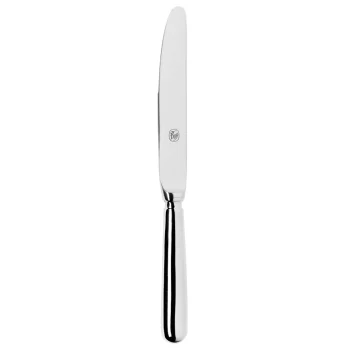 Broggi Baguette Collection Silver Plated Table Knife Hollow Handle - Set of 12