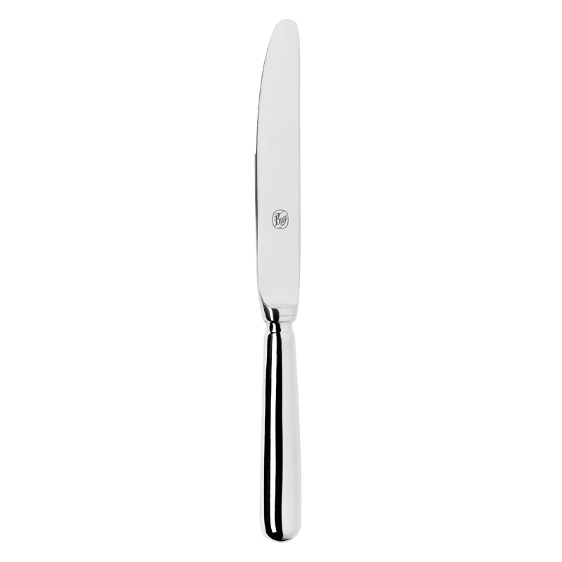 Broggi Baguette Collection Silver Plated Table Knife Hollow Handle - Set of 12