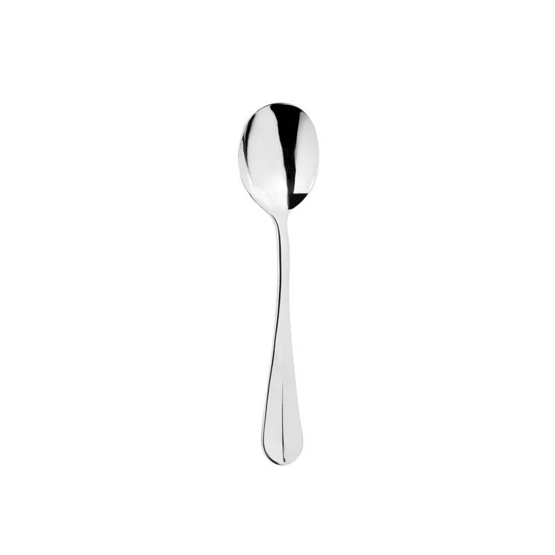 Broggi Baguette Collection Silver Plated Soup Spoon - Set of 12