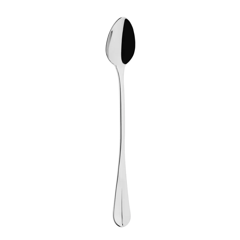 Broggi Baguette Collection Silver Plated Ice Tea Spoon - Set of 12