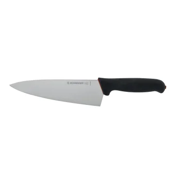 Wide Blade Chef's Knife with Soft Grip Handle - 200 mm